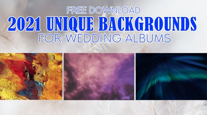 Download Free 2021Unique Backgrounds for wedding Albums