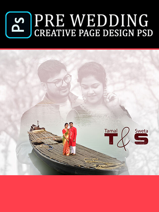 12×18 Creative Pre Wedding Sheet Design Psd free