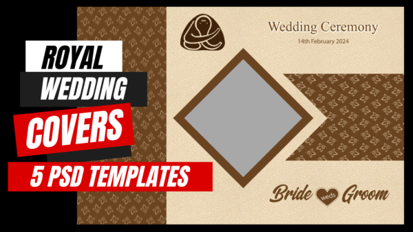 Royal Wedding Album Cover Psd Vol-4 Download