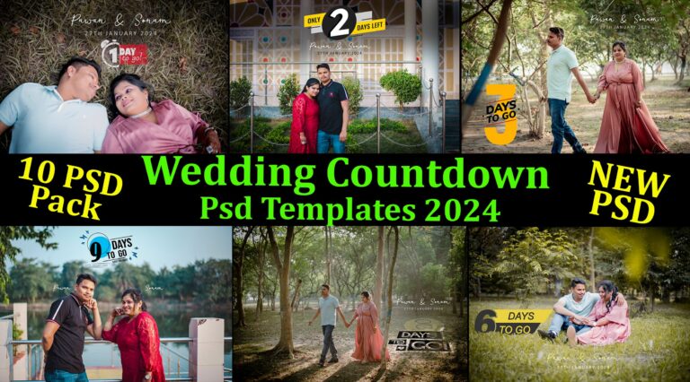 Wedding Countdown Psd Templates 2024