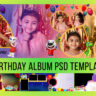 12x36 birthday album psd template vol 5