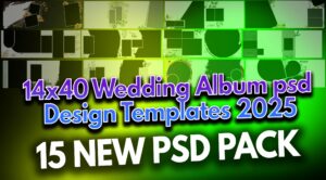 14x40 Wedding Album psd Design Templates 2025